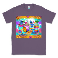 Lavender stitch summer coffee cups Classic Tee - Zillion Design Studio
