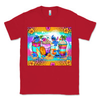 Red stitch summer coffee cups Classic Tee - Zillion Design Studio