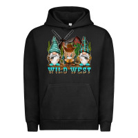Pigment Black wild west gnomies Urban Hoodie - NancyCooperArtShop
