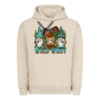 Pigment French Oak wild west gnomies Urban Hoodie - NancyCooperArtShop