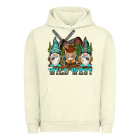 Pigment Pistachio wild west gnomies Urban Hoodie - NancyCooperArtShop