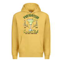 Antique Gold margarita social club Premium Hoodie - MaliasSmallBusiness