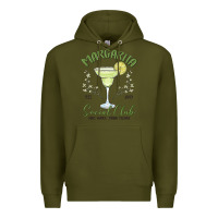 Army Green margarita social club Premium Hoodie - MaliasSmallBusiness