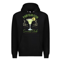 Black margarita social club Premium Hoodie - MaliasSmallBusiness