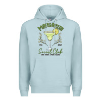 Blue Mist margarita social club Premium Hoodie - MaliasSmallBusiness
