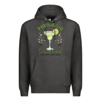 Charcoal Heather margarita social club Premium Hoodie - MaliasSmallBusiness