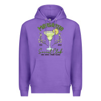Purple margarita social club Premium Hoodie - MaliasSmallBusiness