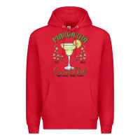Red margarita social club Premium Hoodie - MaliasSmallBusiness