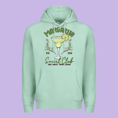Margarita Social Club Premium Hoodie Designed By Maliassmallbusiness