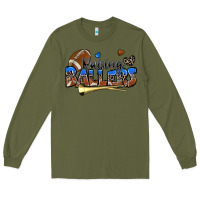 Army Green raising ballers football Long Sleeve Tee - Zillion Design Studio