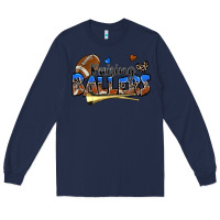 Navy raising ballers football Long Sleeve Tee - Zillion Design Studio