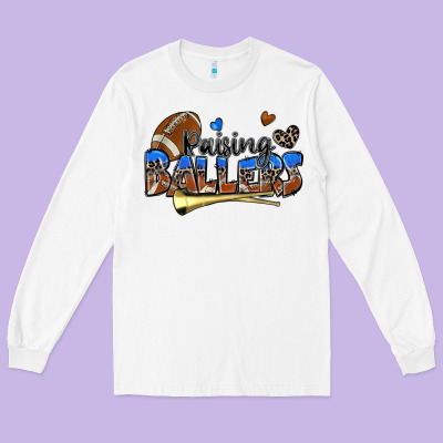 Raising Ballers Football Long Sleeve Tee Designed By Zillion Design Studio