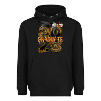 Black 2023 graduate leopard Heavyweight Hoodie - AdoDesignShop