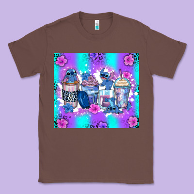 Stitch Coffee Cups Classic Tee Designed By Zillion Design Studio