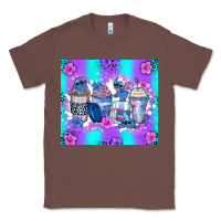 Chestnut stitch coffee cups Classic Tee - Zillion Design Studio