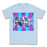 Dusty Blue stitch coffee cups Classic Tee - Zillion Design Studio