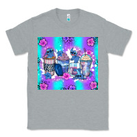 Heather Grey stitch coffee cups Classic Tee - Zillion Design Studio
