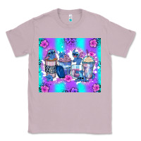 Lilac stitch coffee cups Classic Tee - Zillion Design Studio