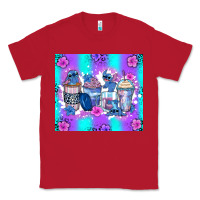 Red stitch coffee cups Classic Tee - Zillion Design Studio
