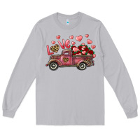 Moon Dust Love Truck With Roses And Leopard Long Sleeve Tee - RanaPortraitStore