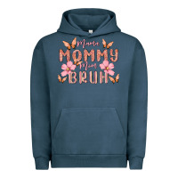 Pigment Midnight Navy mama mommy mom bruh Urban Hoodie - MaliasSmallBusiness