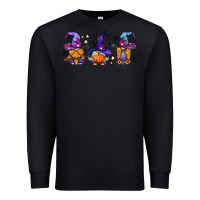 Black witch gnomes Halloween Premium Sweatshirt - BundleAndBundleShop