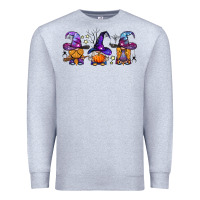 Heather Grey witch gnomes Halloween Premium Sweatshirt - BundleAndBundleShop
