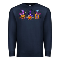 Navy witch gnomes Halloween Premium Sweatshirt - BundleAndBundleShop