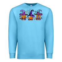Ocean Blue witch gnomes Halloween Premium Sweatshirt - BundleAndBundleShop