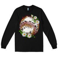 Black baseball with patterns Long Sleeve Tee - texasbilliewilder