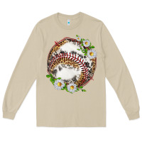 Mushroom baseball with patterns Long Sleeve Tee - texasbilliewilder
