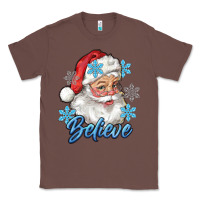 Chestnut santa blue believe Classic Tee - RanaPortraitStore