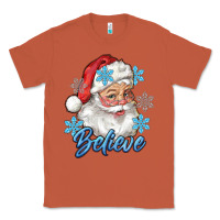Copper santa blue believe Classic Tee - RanaPortraitStore