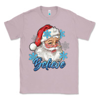 Lilac santa blue believe Classic Tee - RanaPortraitStore