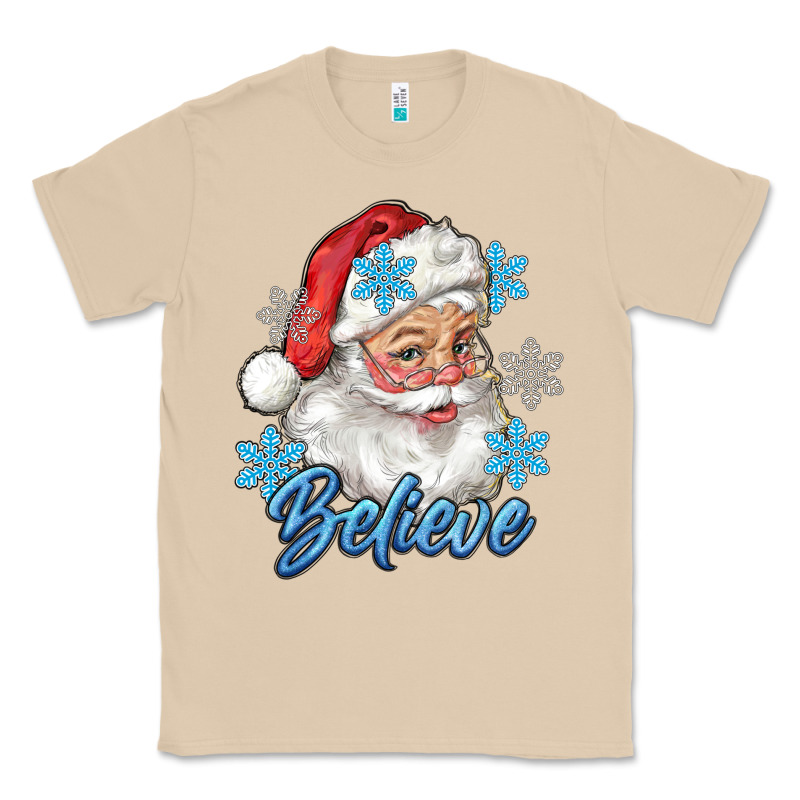 Santa Blue Believe Classic Tee by RanaPortraitStore | Teevron