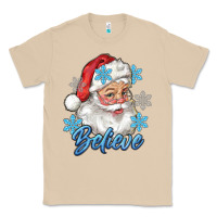 Mushroom santa blue believe Classic Tee - RanaPortraitStore