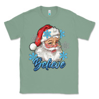 Sage santa blue believe Classic Tee - RanaPortraitStore