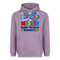 Lavender autism infinity seeing the world differently Heavyweight Hoodie - JahusDesignShop