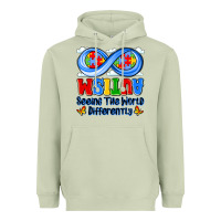 Matcha autism infinity seeing the world differently Heavyweight Hoodie - JahusDesignShop