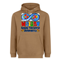 Toasted Coconut autism infinity seeing the world differently Heavyweight Hoodie - JahusDesignShop