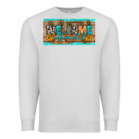 Dove Grey Welcome Fall Premium Sweatshirt - Artiststas