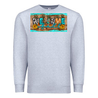 Heather Grey Welcome Fall Premium Sweatshirt - Artiststas