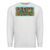 Oatmeal Heather Welcome Fall Premium Sweatshirt - Artiststas