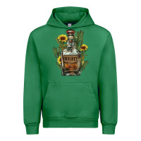 Emerald western whiskey bottle Urban Hoodie - NancyCooperArtShop
