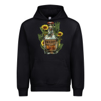 Foreset Green western whiskey bottle Urban Hoodie - NancyCooperArtShop