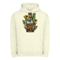 Pigment Pistachio western whiskey bottle Urban Hoodie - NancyCooperArtShop