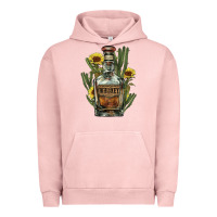 Pigment Salmon western whiskey bottle Urban Hoodie - NancyCooperArtShop