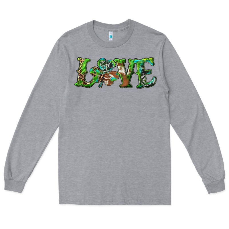 Love With Shamrock Long Sleeve Tee by RanaPortraitStore | Teevron