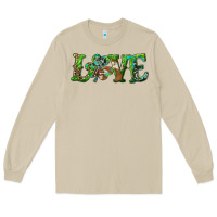 Mushroom love with shamrock Long Sleeve Tee - RanaPortraitStore
