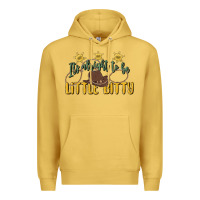 Antique Gold its alright to be little bitty Premium Hoodie - MaliasSmallBusiness